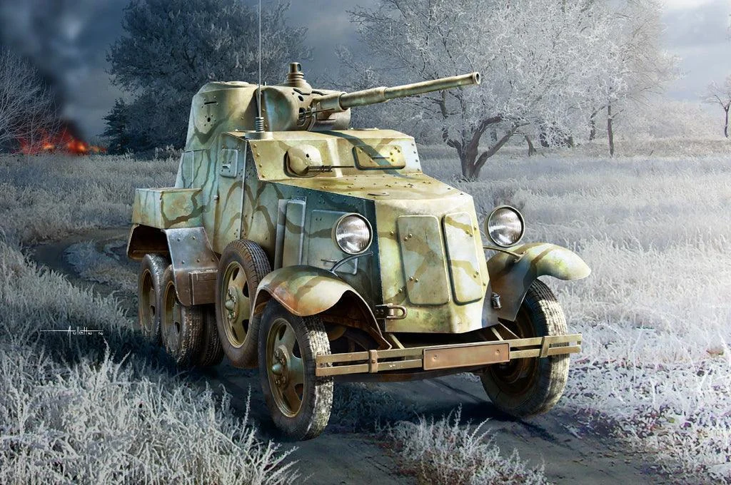 1/35 Hobby Boss Soviet BA-10 Armor Car 83840