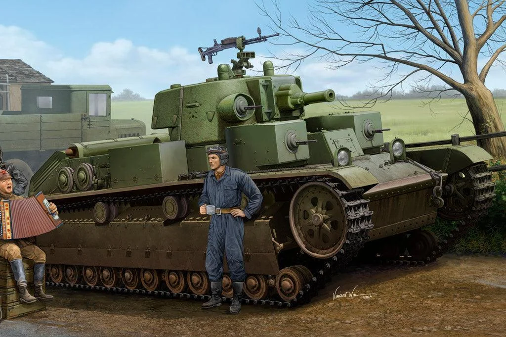 1/35 Hobby Boss Soviet T-28 Medium Tank (Cone Turret) 83855