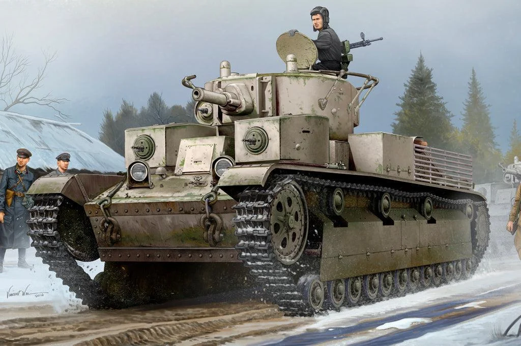 1/35 Hobby Boss Soviet T-28 Medium Tank (Riveted) 83853