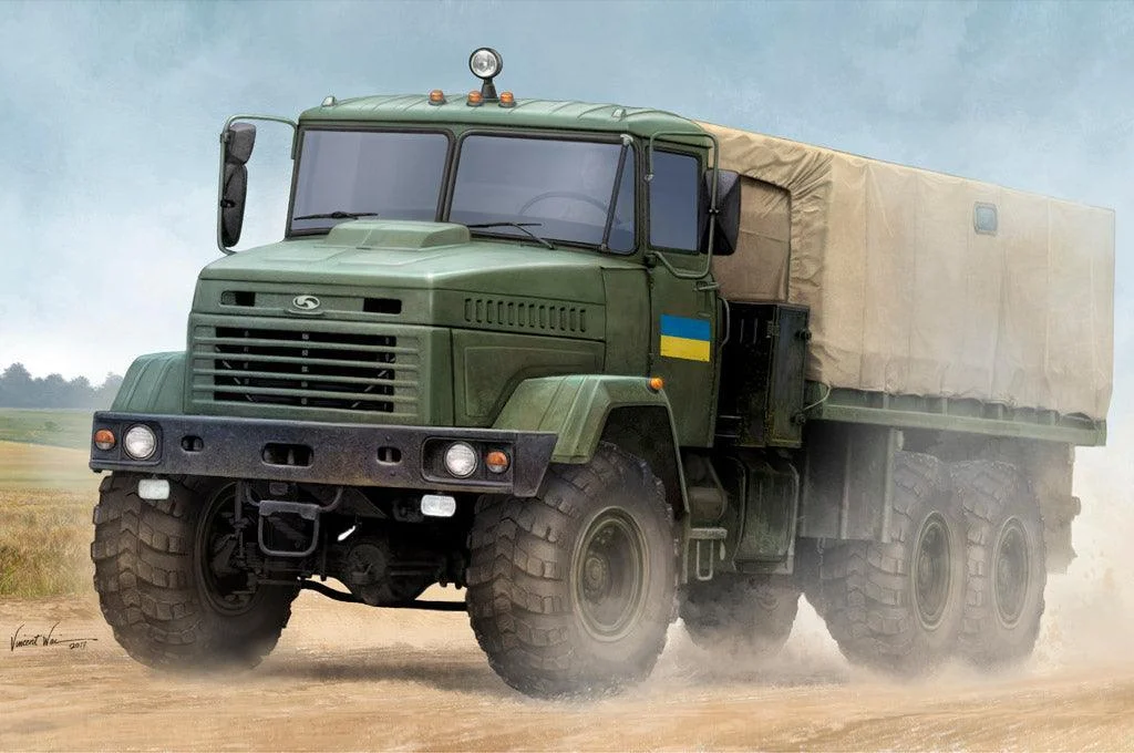 1/35 Hobby Boss Ukraine KrAZ-6322 “Soldier” Cargo Truck 85512