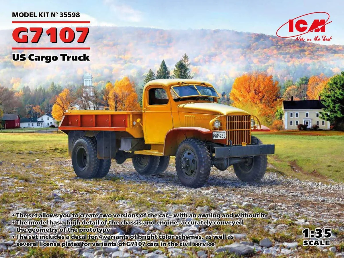 1/35 ICM G7107 US Cargo Truck 35598