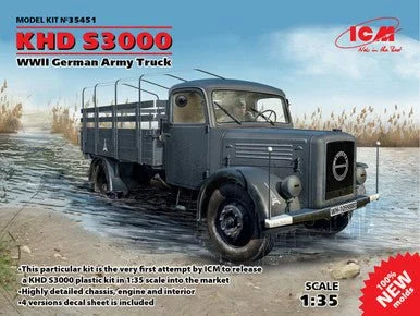 1/35 ICM KHD S3000, WWII German Army Truck - ICM Models