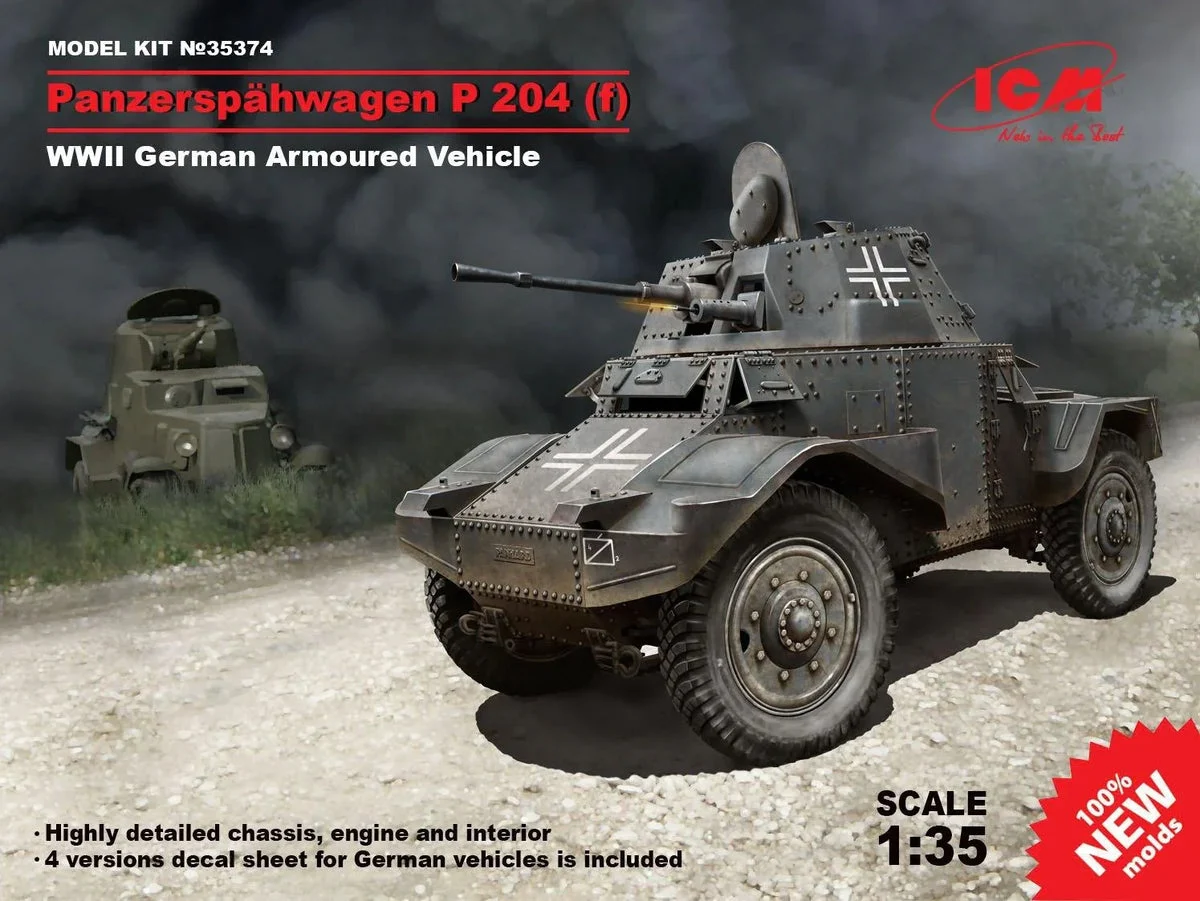 1/35 ICM Panzerspähwagen P 204 (F) 35374