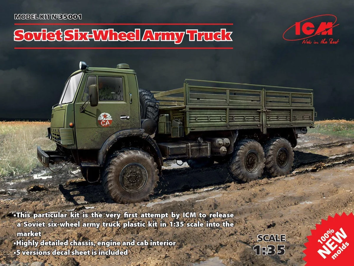 1/35 ICM Soviet Six-Wheel Army Truck 35001