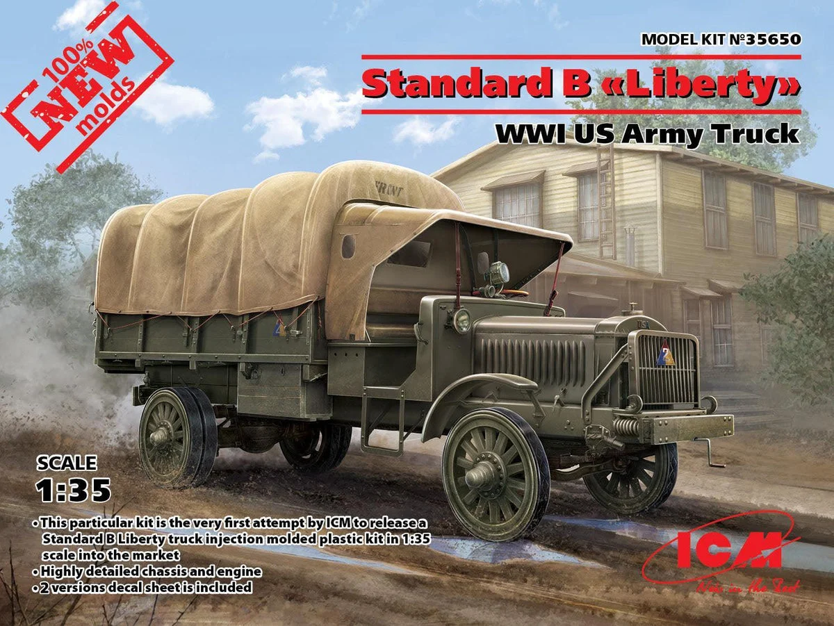 1/35 ICM Standard B “Liberty” WWI US Army Truck 35650