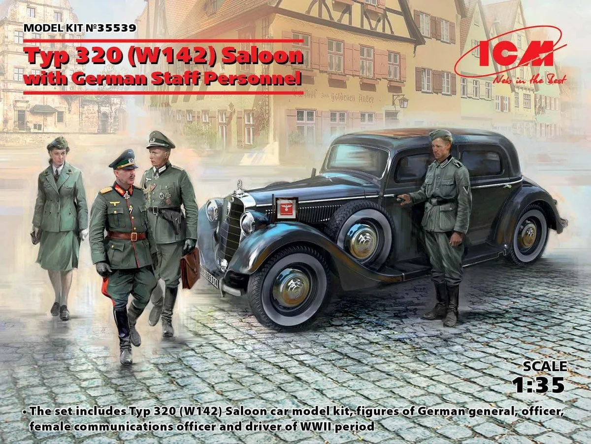 1/35 ICM Typ 320 (W142) Saloon with German Staff Personnel 35539