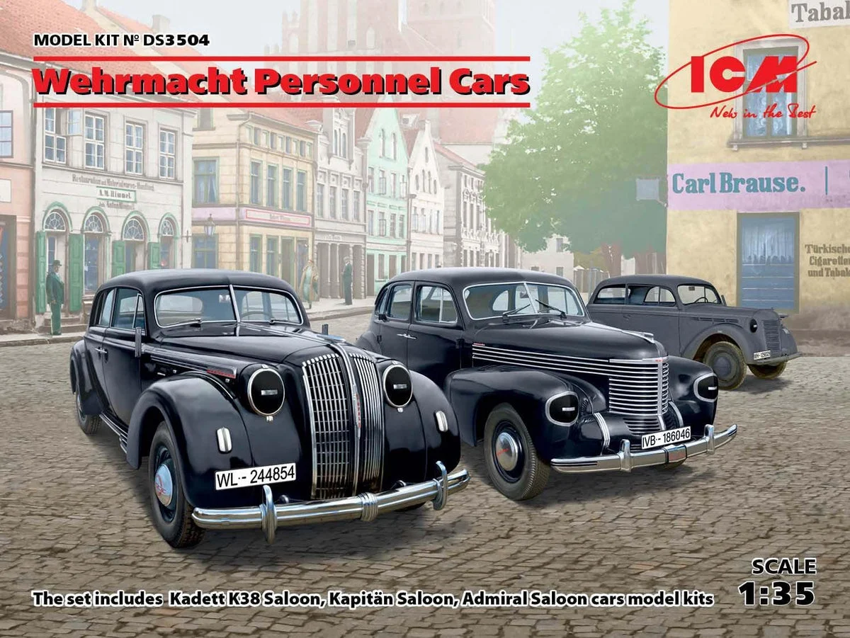 1/35 ICM Wehrmacht Personnel Cars DS3504