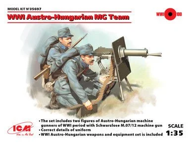 1/35 ICM WWI Austro-Hungarian MG Team (2 figures)