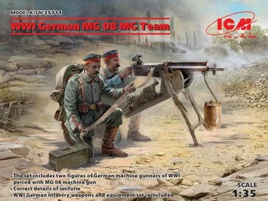 1/35 ICM WWI German MG08 MG Team (2 figures) - ICM Models