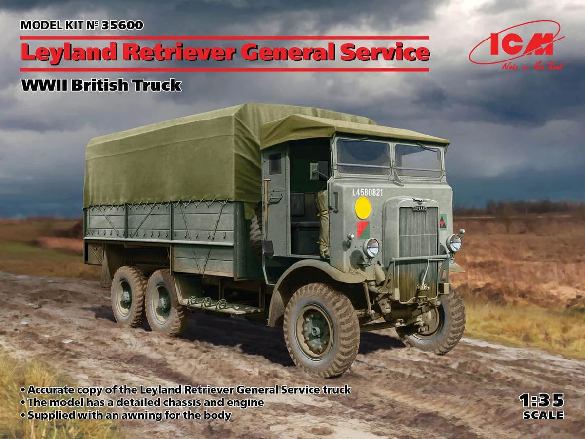 1/35 ICM WWII British Truck Leyland Retriever General Service 35600