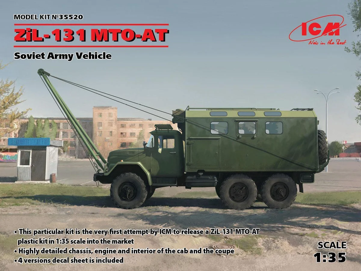 1/35 ICM ZiL-131 MTO-AT Soviet Recovery Truck 35520