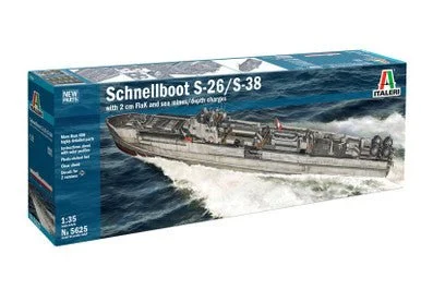 1/35 Italeri Schnellboot S-26 / S-38