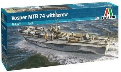 1/35 Italeri Vosper MTB 74 with crew