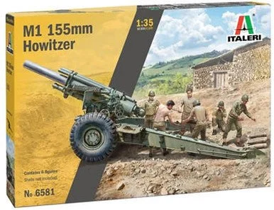 1/35 M1 155mm Howitzer w/6 Crew - Italeri