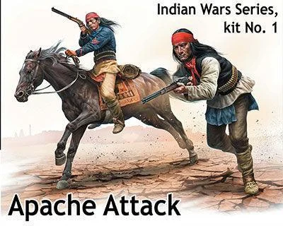 1/35 Master Box - Apache Attack Indians with Rifles 35188