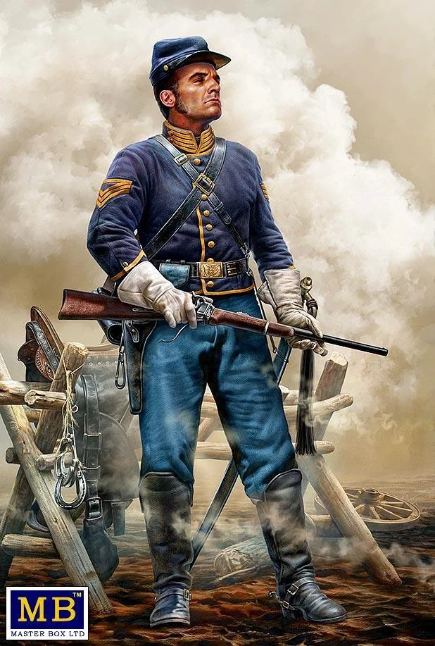 1/35 Master Box - At The Ready, Brigadier General Bufford’s Union Cavalry 35197