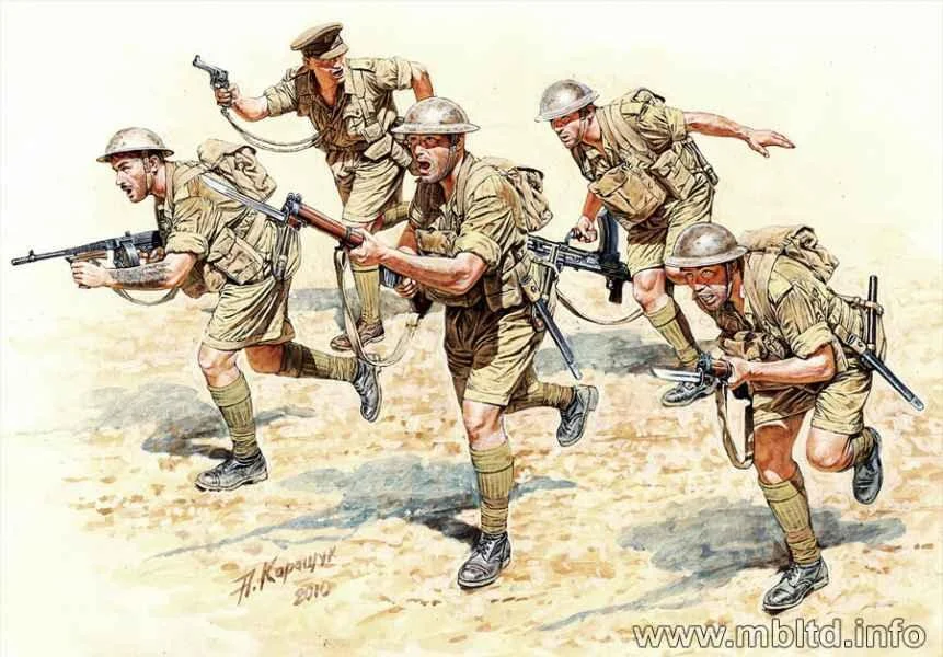 1/35 Master Box - British Infantry in Action (North Africa 1941-1943) 3580