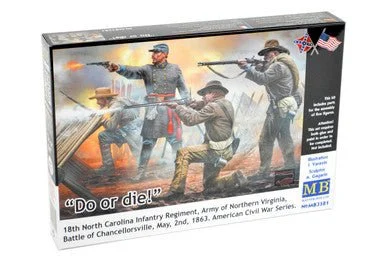 1/35 Master Box Civil War 18th North Carolina Infantry Regiment Army of Northern Virginia (x5) - Master Box LTD