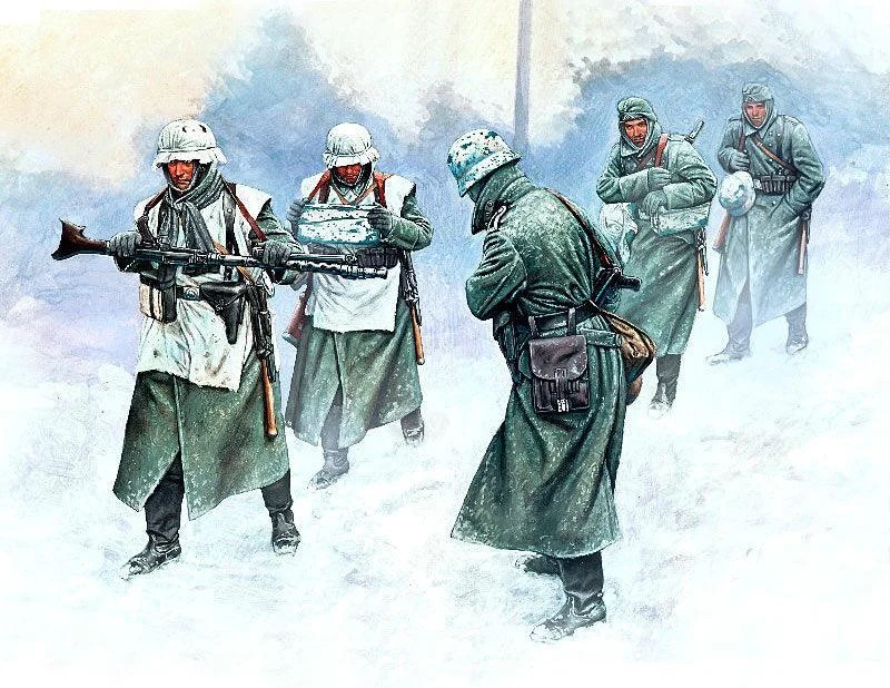 1/35 Master Box - Cold Wind German Infantry (1941-42) 35103