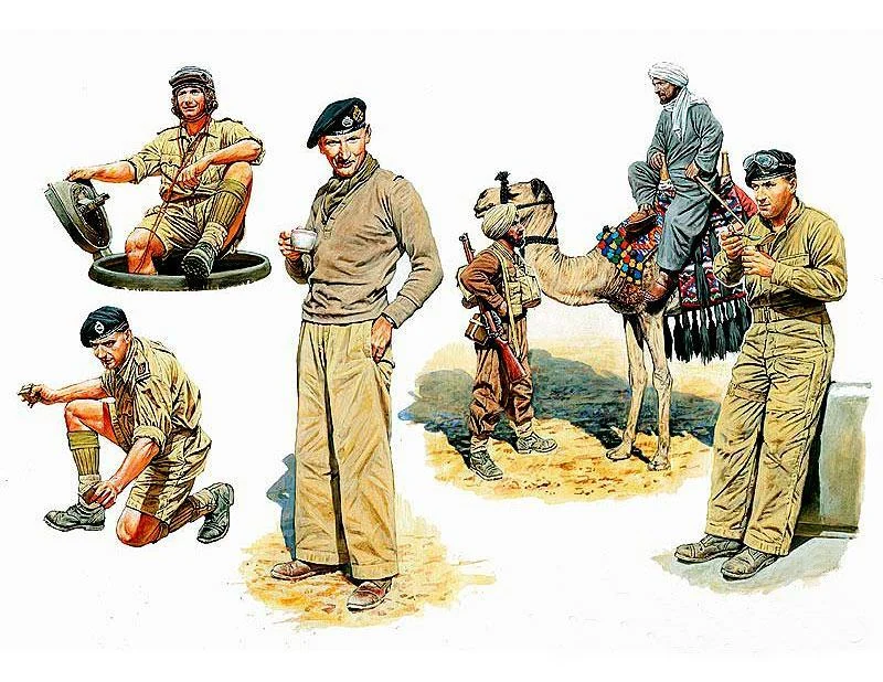 1/35 Master Box - Commonwealth AFV Crew (North Africa 1942-1943) 3564