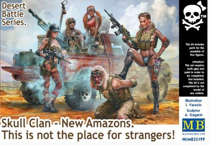 1/35 Master Box - Desert Battle: Skull Clan Amazons Women Warriors 35199