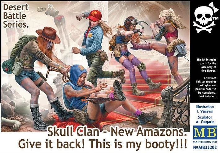 1/35 Master Box - Desert Battle: Skull Clan - New Amazons 35202