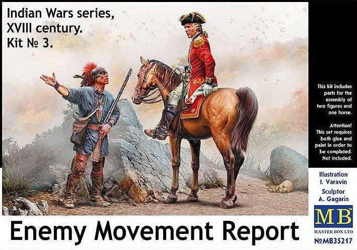 1/35 Master Box - Enemy Report Indian & British Soldier & Horse 35217