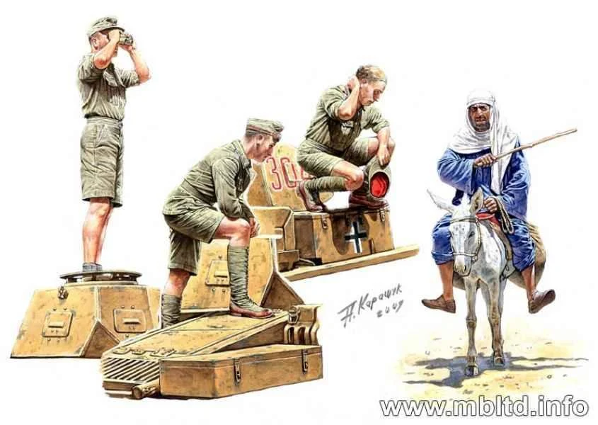 1/35 Master Box - German Africa Corps (4 Figures) 3559