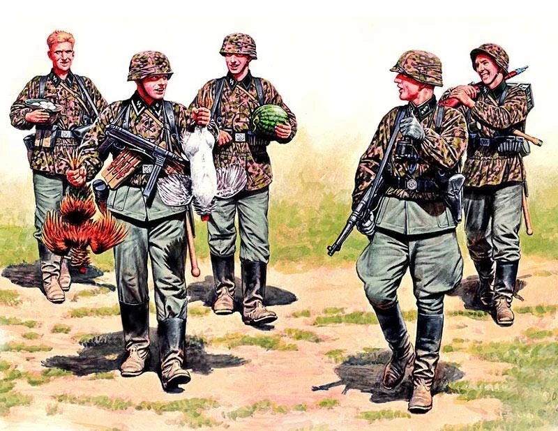 1/35 Master Box - German Elite Infantry (Eastern Front 1941-1945) 3583