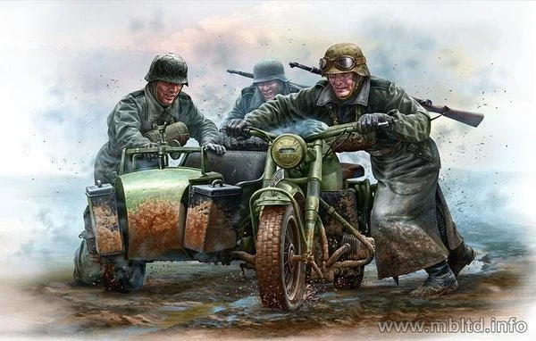 1/35 Master Box - German Motorcyclists 35178