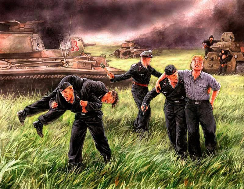 1/35 Master Box - German Tank Crew Out of the Frying Pan, Into the Fire 3536