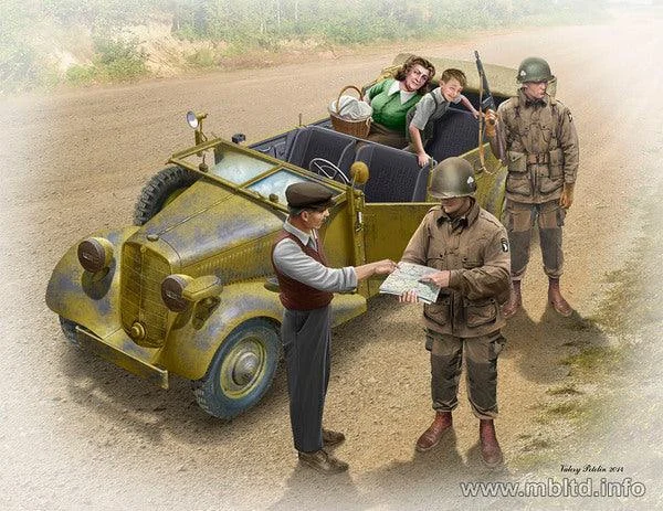 1/35 Master Box - Hitching A Ride 35161