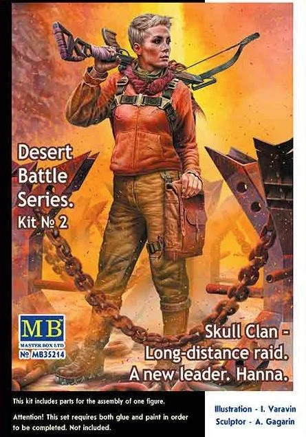 1/35 Master Box - Long Distance Raid Skull Clan Leader Hanna 35214