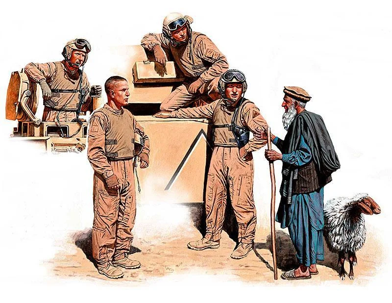 1/35 Master Box - Modern US Tankmen in Afghanistan 35131