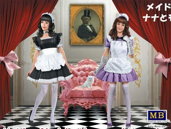 1/35 Master Box - Nana & Momoko Maid Cafe Girls 35186