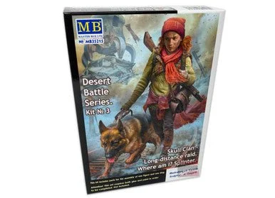 1/35 Master Box Post-apocalyptic fiction Desert Battle Series. Skull Clan Long-distance raid Kit 3 Where am I? Splinter