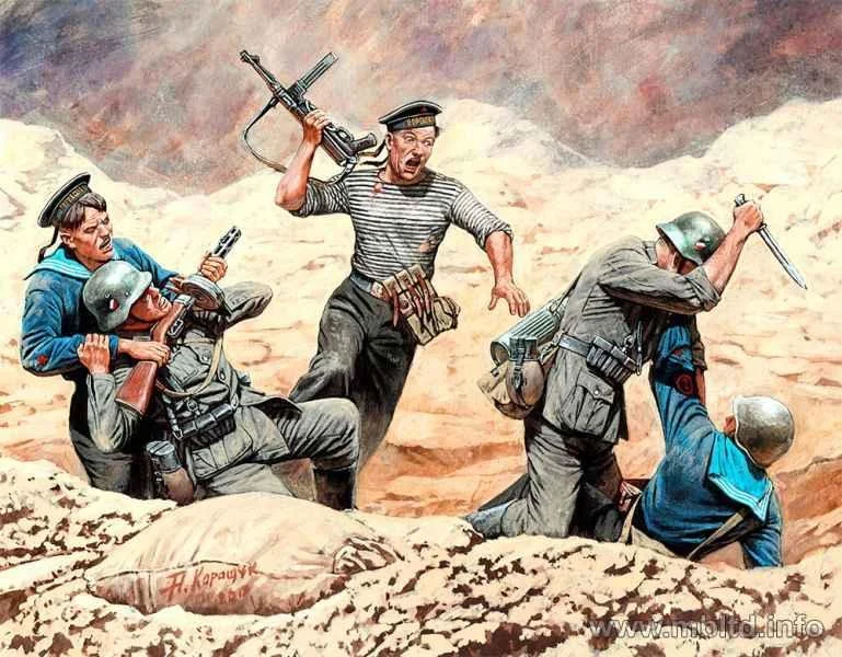 1/35 Master Box - Soviet Marines and German Infantry 35152