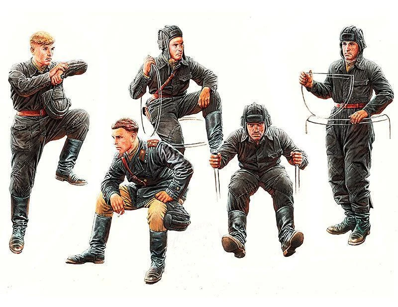 1/35 Master Box - Soviet Tank Crew (1943-1945) 3568