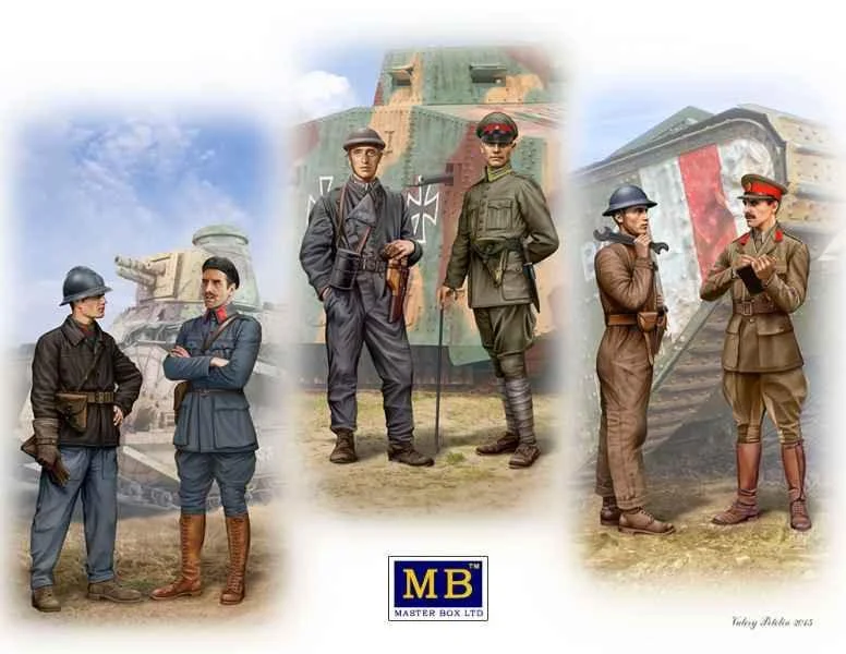 1/35 Master Box - Tankmen of WWI Era 35134