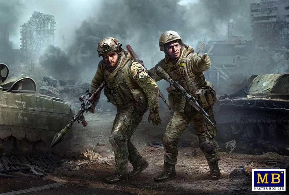 1/35 Master Box - Ukrainian Soldiers Defense of Mariupol 35224
