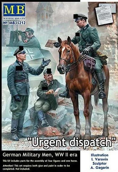 1/35 Master Box - "Urgent Dispatch" German Military Men WWII 35212