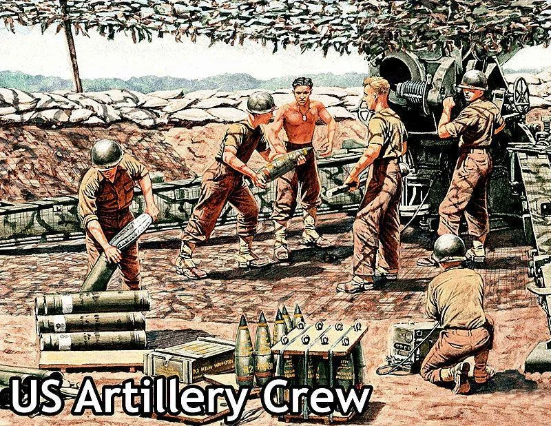 1/35 Master Box - US Artillery Crew (Vietnam War 1965-1973) 3577
