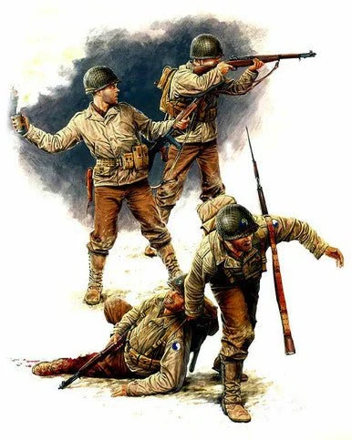 1/35 Master Box US Infantry July 1944 (x4) - Master Box LTD