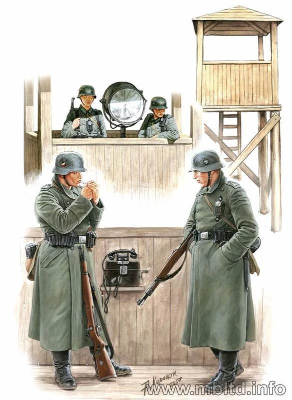 1/35 Master Box - Watch Tower with 4 Figures 3546