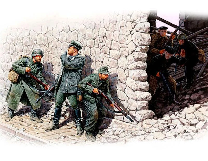 1/35 Master Box - Who's that? German Mountain Troops & Soviet Marines 3571