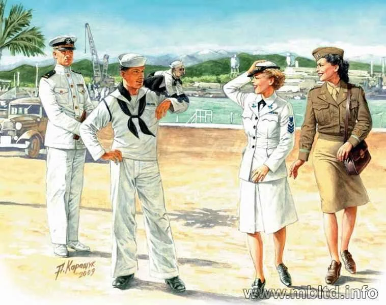 1/35 Master Box - Women at War Series: US Navy Waves 3556