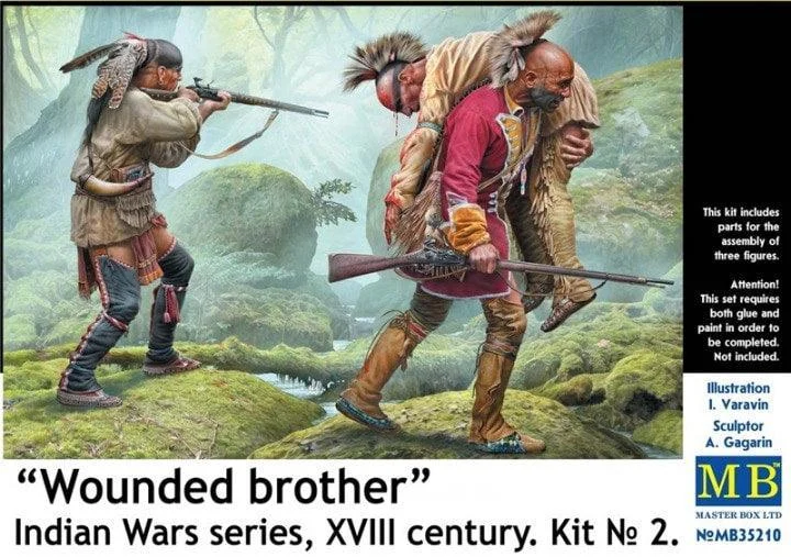 1/35 Master Box - "Wounded Brother" - Indian Wars 35210