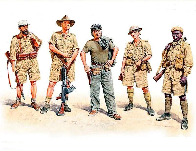 1/35 Master Box - WWII Allied Forces North Africa 3594