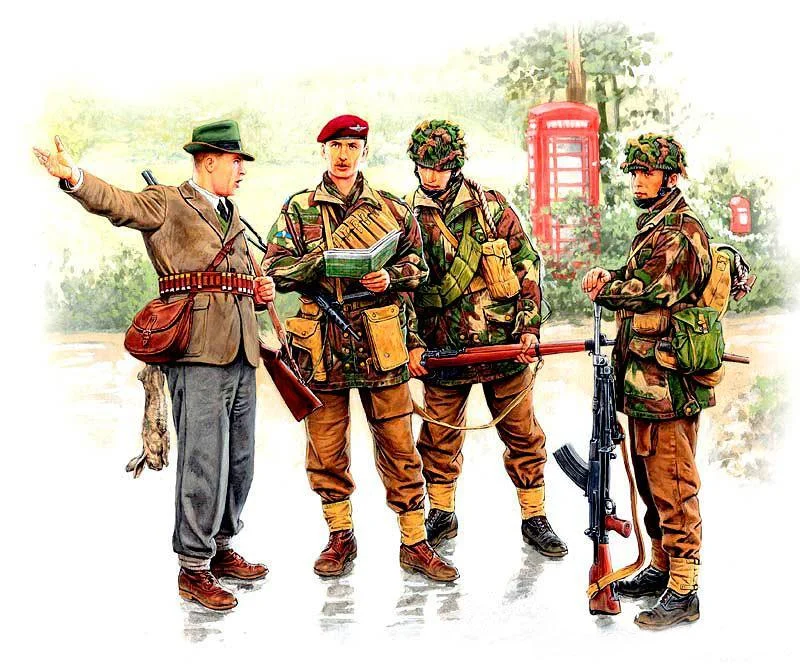 1/35 Master Box - WWII British Paratroopers Operation Market Garden 3533