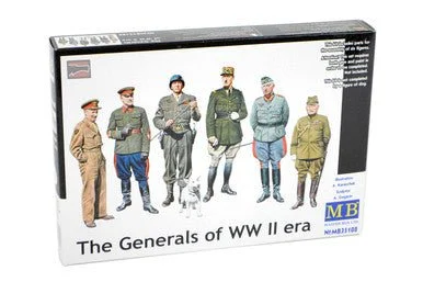 1/35 Master Box WWII Famous Generals Plastic Model Kit - Master Box LTD